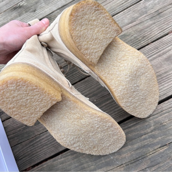 Chloe Edith Suede Lace Up Combat Boots - Picture 9 of 12